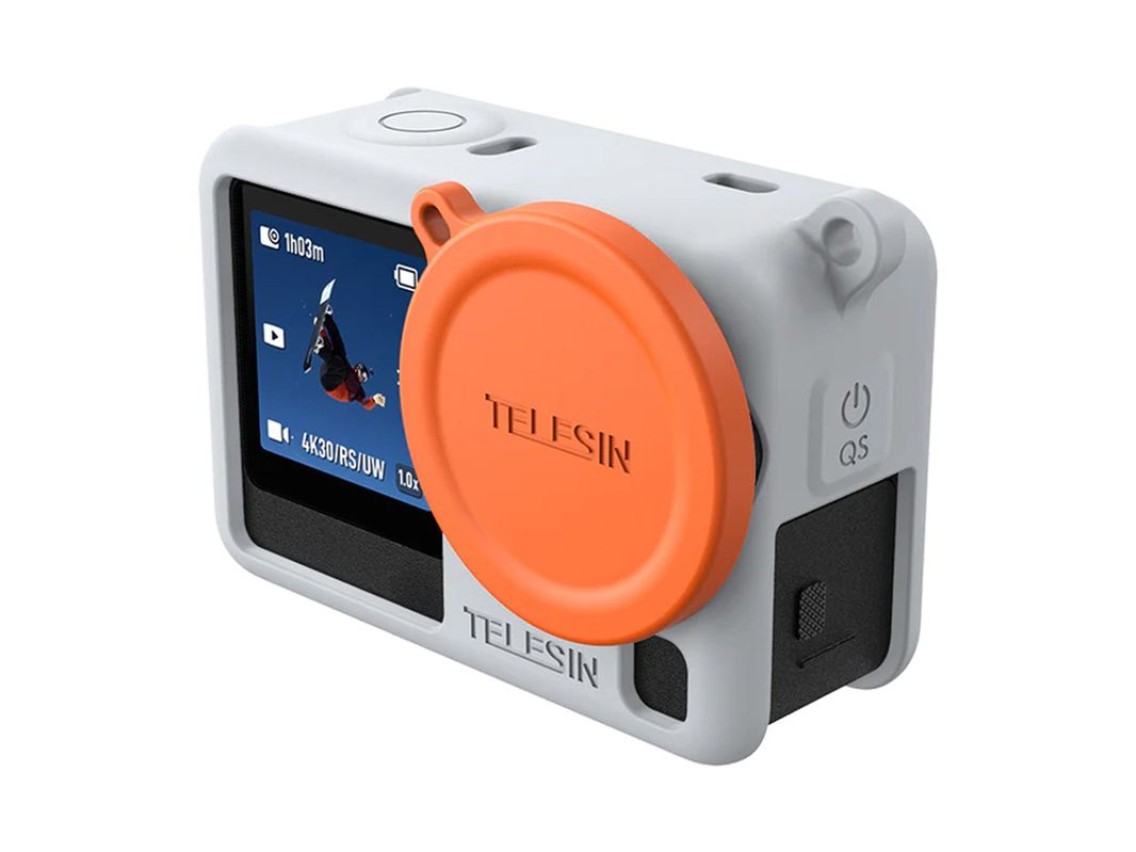 Telesin Silicone Protective Case for DJI Osmo Action 6 (Gray)