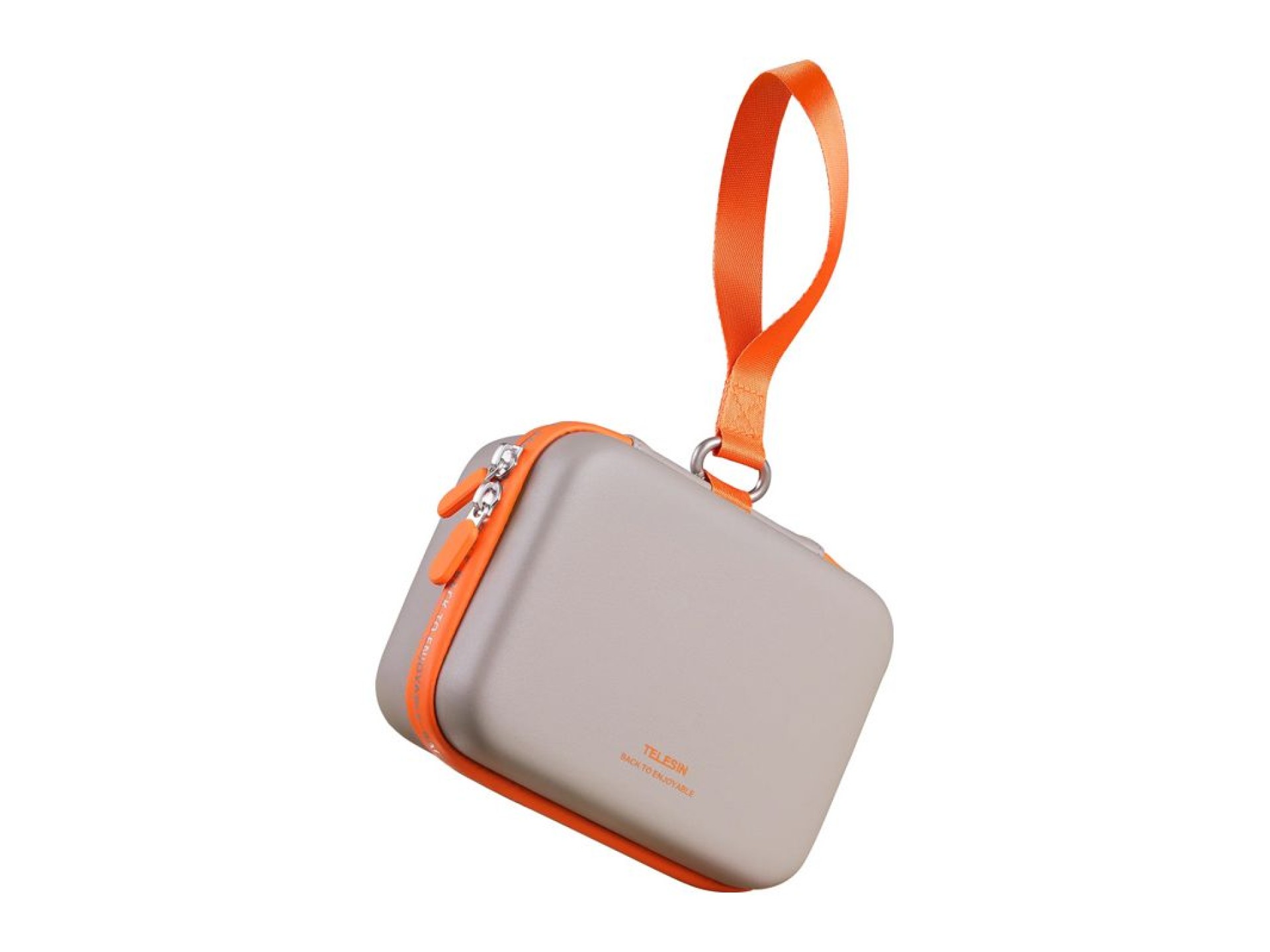 Bolsa de transporte Telesin DisAdv EVA para DJI Osmo Action 6 (cinza)