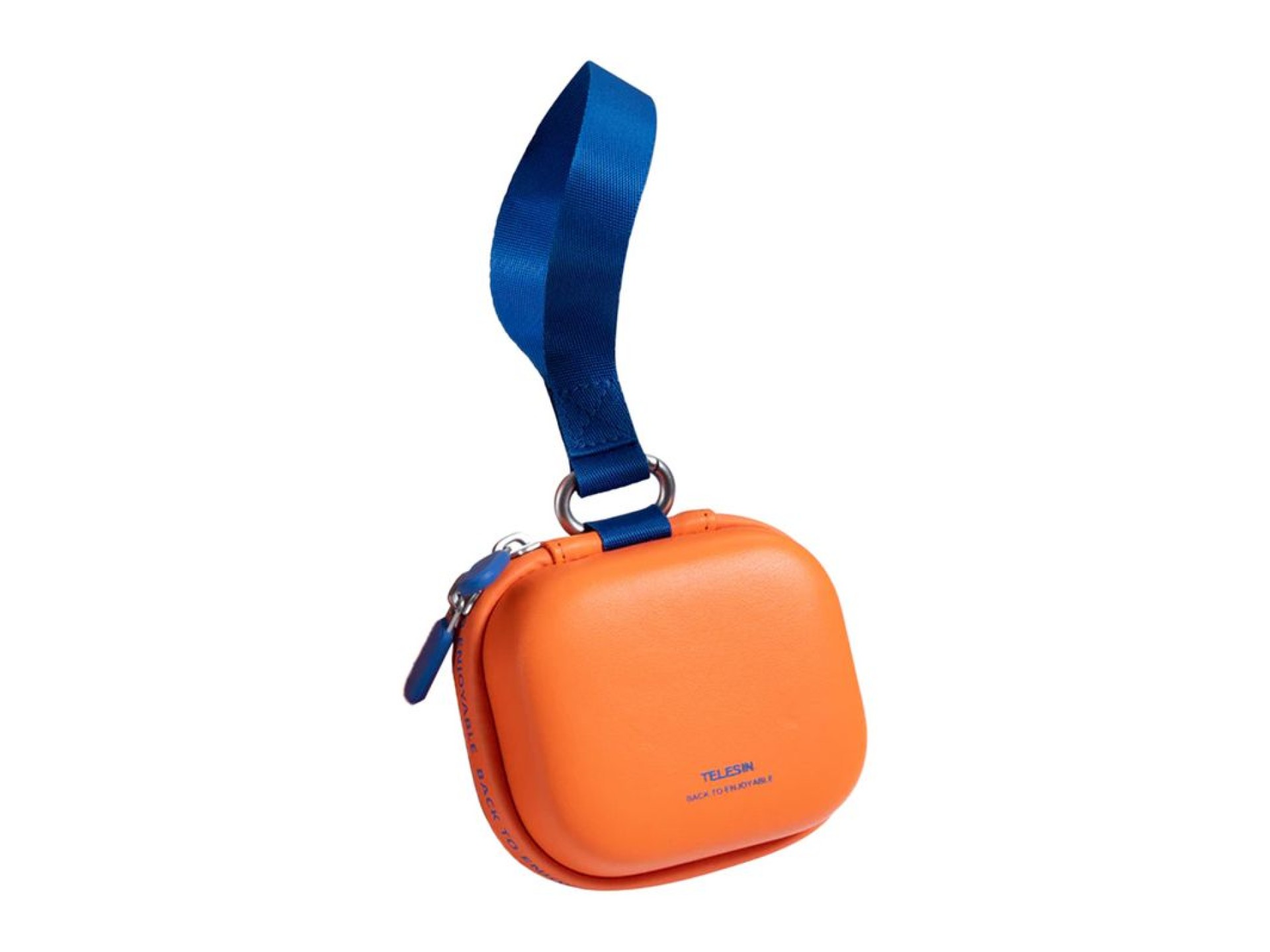 Bolsa de transporte universal mini Telesin DisAdv EVA para câmeras esportivas (laranja)