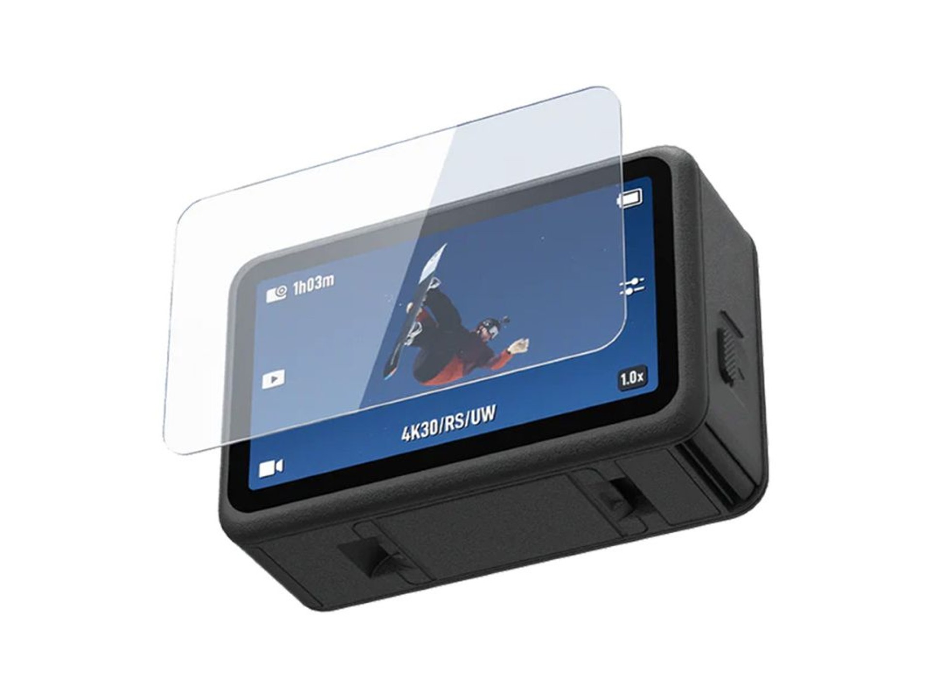 Kit de cristal templado Telesin para DJI Osmo Action 6 (2 lentes + pantalla)