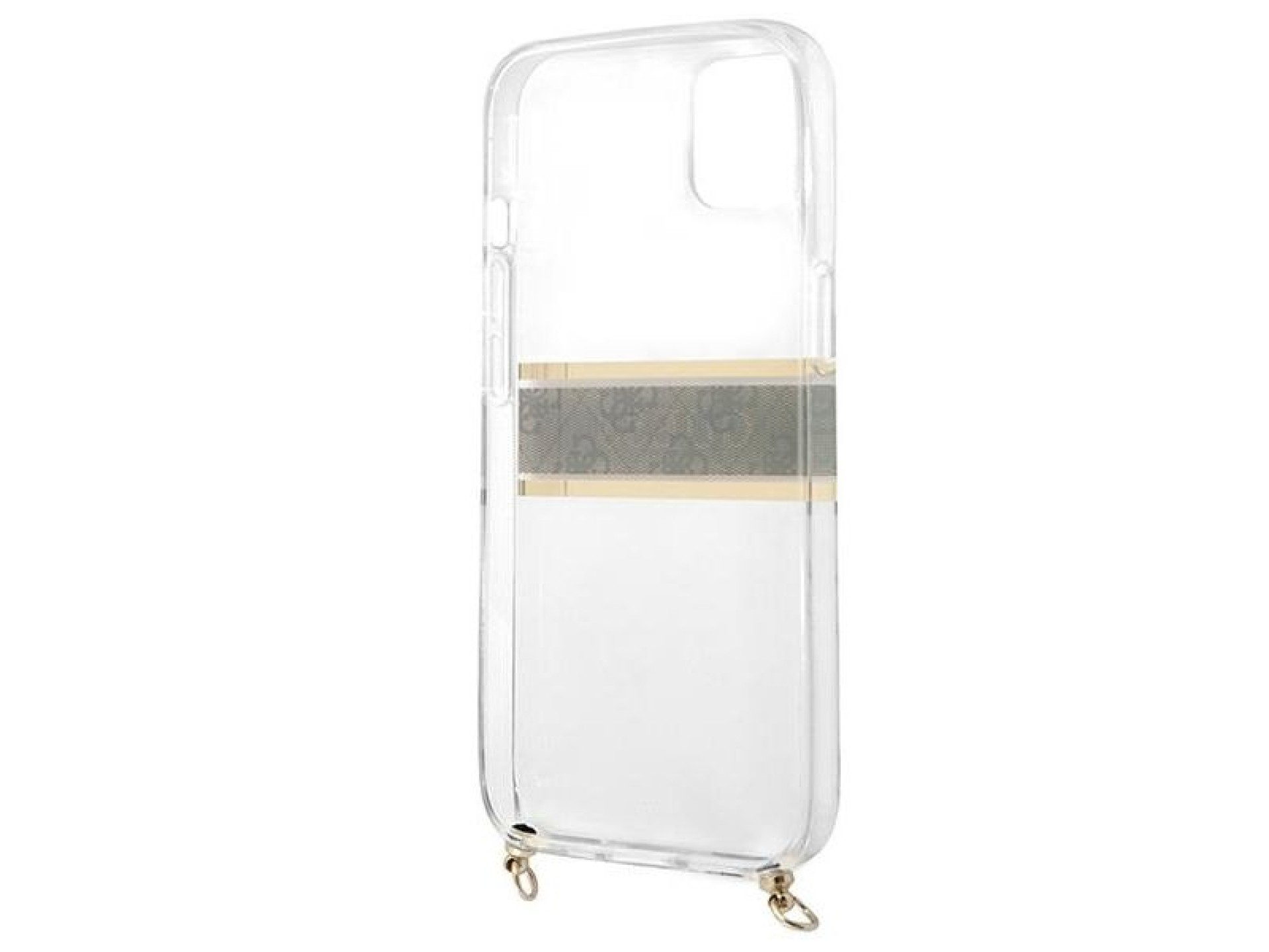 Funda rígida transparente Guess GUHCP13SKC4GBGO para iPhone 13 mini de 5,4