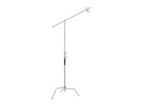 Soporte NEEWER SC320 de 320 cm con estructura en C de acero inoxidable y brazo extensible.
