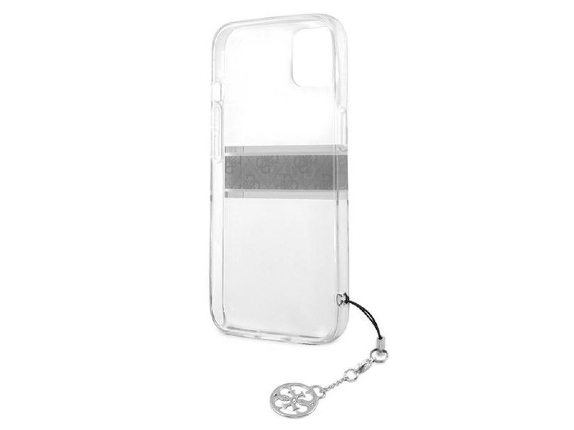 Funda rígida transparente Guess GUHCP13SKB4GGR para iPhone 13 mini de 5,4