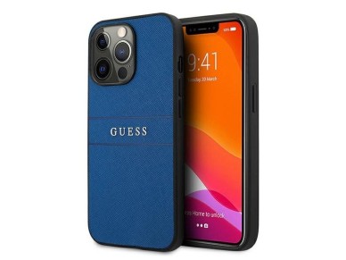 Guess GUHCP13LPSASBBL iPhone 13 Pro / 13 6.1" blue/blue Saffiano Strap Guess GUHCP13LPSASBBL iPhone 13 Pro / 13 6.1" blue/blue Saffiano Strap