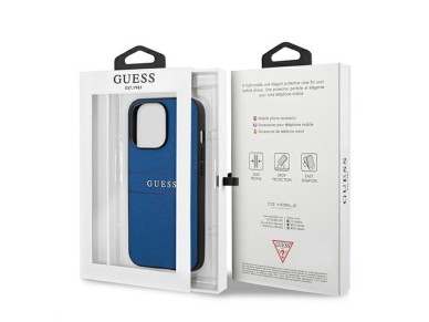 Guess GUHCP13LPSASBBL iPhone 13 Pro / 13 6.1" blue/blue Saffiano Strap Guess GUHCP13LPSASBBL iPhone 13 Pro / 13 6.1" blue/blue Saffiano Strap