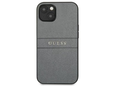 Guess GUHCP13SPSASBGR iPhone 13 mini 5.4" grey/grey Saffiano Strap Guess GUHCP13SPSASBGR iPhone 13 mini 5.4" grey/grey Saffiano Strap