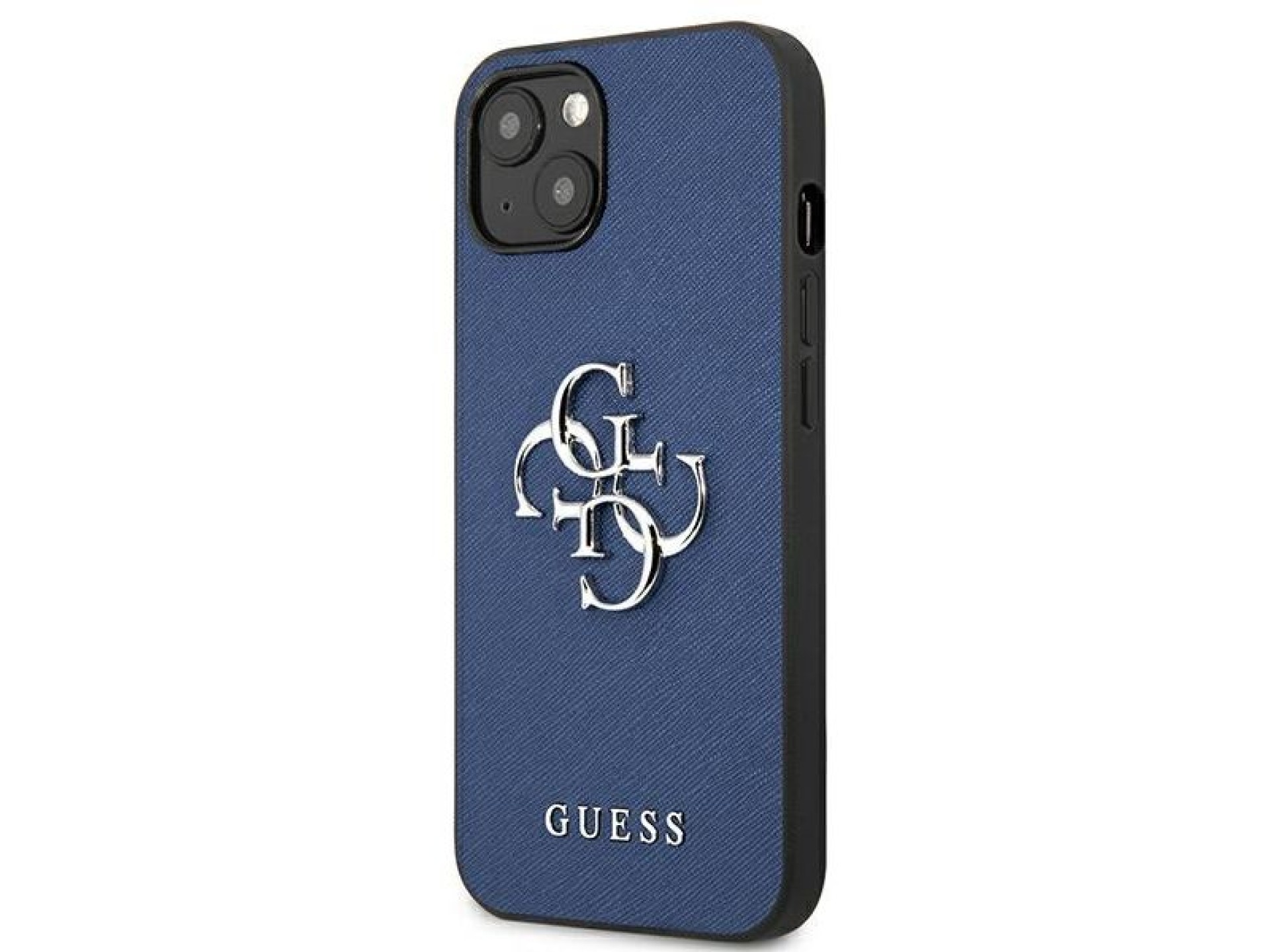 Funda rígida Guess GUHCP13SSA4GSBL para iPhone 13 mini de 5,4