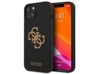 Guess GUHCP13SLS4GGBK iPhone 13 mini 5.4" black/black hard case Silicone 4G Logo