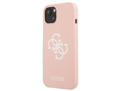 Guess Silicone 4G Logo Case for iPhone 13 / 14 / 15 - Pink Guess Silicone 4G Logo Case for iPhone 13 / 14 / 15 - Pink