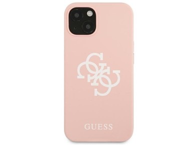 Guess Silicone 4G Logo Case for iPhone 13 / 14 / 15 - Pink Guess Silicone 4G Logo Case for iPhone 13 / 14 / 15 - Pink