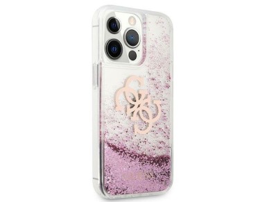 Guess GUHCP13XLG4GPI iPhone 13 Pro Max 6.7" pink/pink hardcase 4G Big Liquid Glitter Guess GUHCP13XLG4GPI iPhone 13 Pro Max 6.7" pink/pink hardcase 4G Big Liquid Glitter