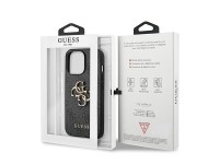 Guess GUHCP13L4GMGGR iPhone 13 Pro / 13 6.1" grey/grey hardcase 4G Big Metal Logo