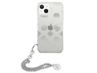 Guess GUHCP13SKPESI iPhone 13 mini 5.4" silver/silver hardcase Peony Chain Collection Guess GUHCP13SKPESI iPhone 13 mini 5.4" silver/silver hardcase Peony Chain Collection