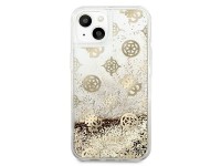 Funda rígida dorada/dorada Guess GUHCP13SLGPEGO para iPhone 13 mini de 5,4" con purpurina líquida Pe Funda rígida dorada/dorada Guess GUHCP13SLGPEGO para iPhone 13 mini de 5,4" con purpurina líquida Pe