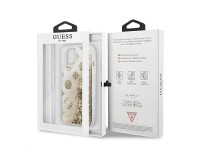 Funda rígida dorada/dorada Guess GUHCP13SLGPEGO para iPhone 13 mini de 5,4" con purpurina líquida Pe Funda rígida dorada/dorada Guess GUHCP13SLGPEGO para iPhone 13 mini de 5,4" con purpurina líquida Pe