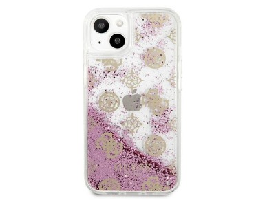 Guess GUHCP13SLGPEPI iPhone 13 mini 5.4" pink/pink hardcase Peony Liquid Glitter Guess GUHCP13SLGPEPI iPhone 13 mini 5.4" pink/pink hardcase Peony Liquid Glitter