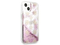Guess GUHCP13SLGPEPI iPhone 13 mini 5.4" pink/pink hardcase Peony Liquid Glitter Guess GUHCP13SLGPEPI iPhone 13 mini 5.4" pink/pink hardcase Peony Liquid Glitter