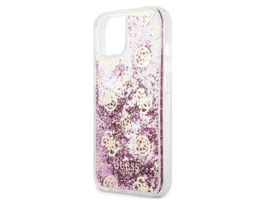 Guess GUHCP13SLGPEPI iPhone 13 mini 5.4" pink/pink hardcase Peony Liquid Glitter Guess GUHCP13SLGPEPI iPhone 13 mini 5.4" pink/pink hardcase Peony Liquid Glitter