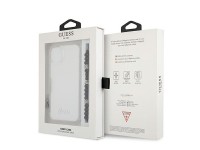Funda rígida transparente Guess GUHCP13SKPSBK para iPhone 13 mini de 5,4", color negro perla. Funda rígida transparente Guess GUHCP13SKPSBK para iPhone 13 mini de 5,4", color negro perla.