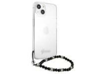 Capa rígida transparente Guess GUHCP13MKPSBK para iPhone 13 de 6,1 polegadas, cor Preto Pérola. Capa rígida transparente Guess GUHCP13MKPSBK para iPhone 13 de 6,1 polegadas, cor Preto Pérola.
