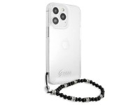 Capa rígida transparente Guess GUHCP13XKPSBK para iPhone 13 Pro Max 6.7" na cor Preto Pérola Capa rígida transparente Guess GUHCP13XKPSBK para iPhone 13 Pro Max 6.7" na cor Preto Pérola