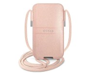 Bolsa Guess Saffiano Strap 6.1'' - Rosa Bolsa Guess Saffiano Strap 6.1'' - Rosa