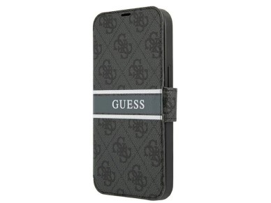 Guess GUBKP13S4GDGR iPhone 13 mini 5.4" grey/grey book 4G Stripe Guess GUBKP13S4GDGR iPhone 13 mini 5.4" grey/grey book 4G Stripe