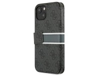Guess GUBKP13S4GDGR iPhone 13 mini 5.4" cinza/cinza livro 4G Listrado Guess GUBKP13S4GDGR iPhone 13 mini 5.4" cinza/cinza livro 4G Listrado