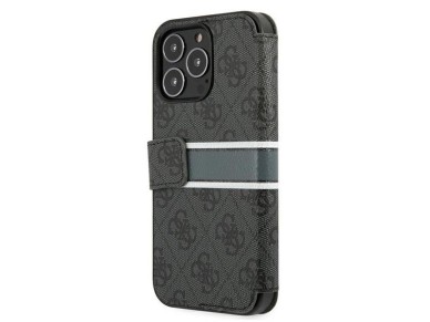 Guess GUBKP13L4GDGR iPhone 13 Pro / 13 6.1" grey/grey book 4G Stripe Guess GUBKP13L4GDGR iPhone 13 Pro / 13 6.1" grey/grey book 4G Stripe