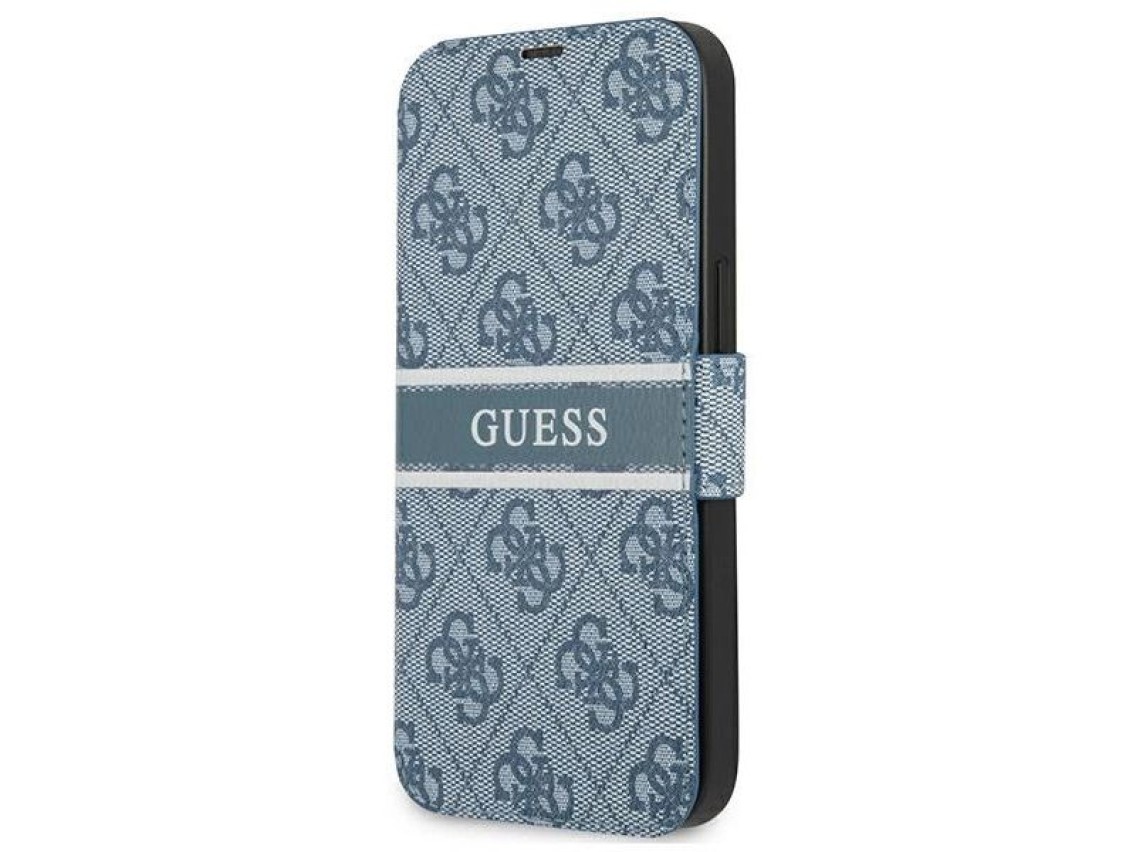 Guess GUBKP13S4GDBL iPhone 13 mini 5.4" azul/azul livro 4G Listrado