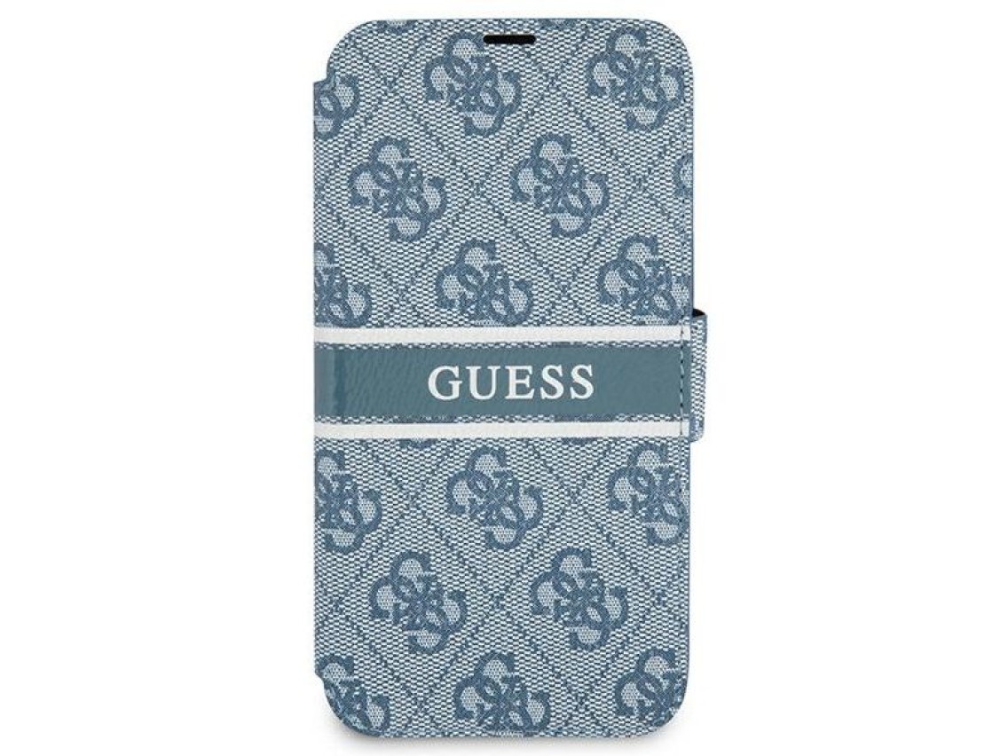 Guess GUBKP13S4GDBL iPhone 13 mini 5.4" azul/azul livro 4G Listrado