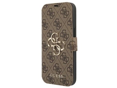 Guess GUBKP13X4GMGBR iPhone 13 Pro Max 6.7" brown/brown book 4G Big Metal Logo