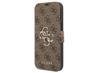 Guess GUBKP13X4GMGBR iPhone 13 Pro Max 6.7" marrom/marrom livro 4G Big Metal Logo