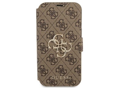 Guess GUBKP13X4GMGBR iPhone 13 Pro Max 6.7" brown/brown book 4G Big Metal Logo