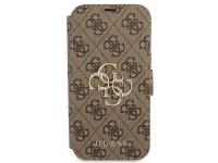 Guess GUBKP13X4GMGBR iPhone 13 Pro Max 6.7" marrom/marrom livro 4G Big Metal Logo