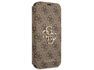 Guess GUBKP13X4GMGBR iPhone 13 Pro Max 6.7" brown/brown book 4G Big Metal Logo