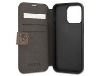 Guess GUBKP13X4GMGBR iPhone 13 Pro Max 6.7" marrom/marrom livro 4G Big Metal Logo