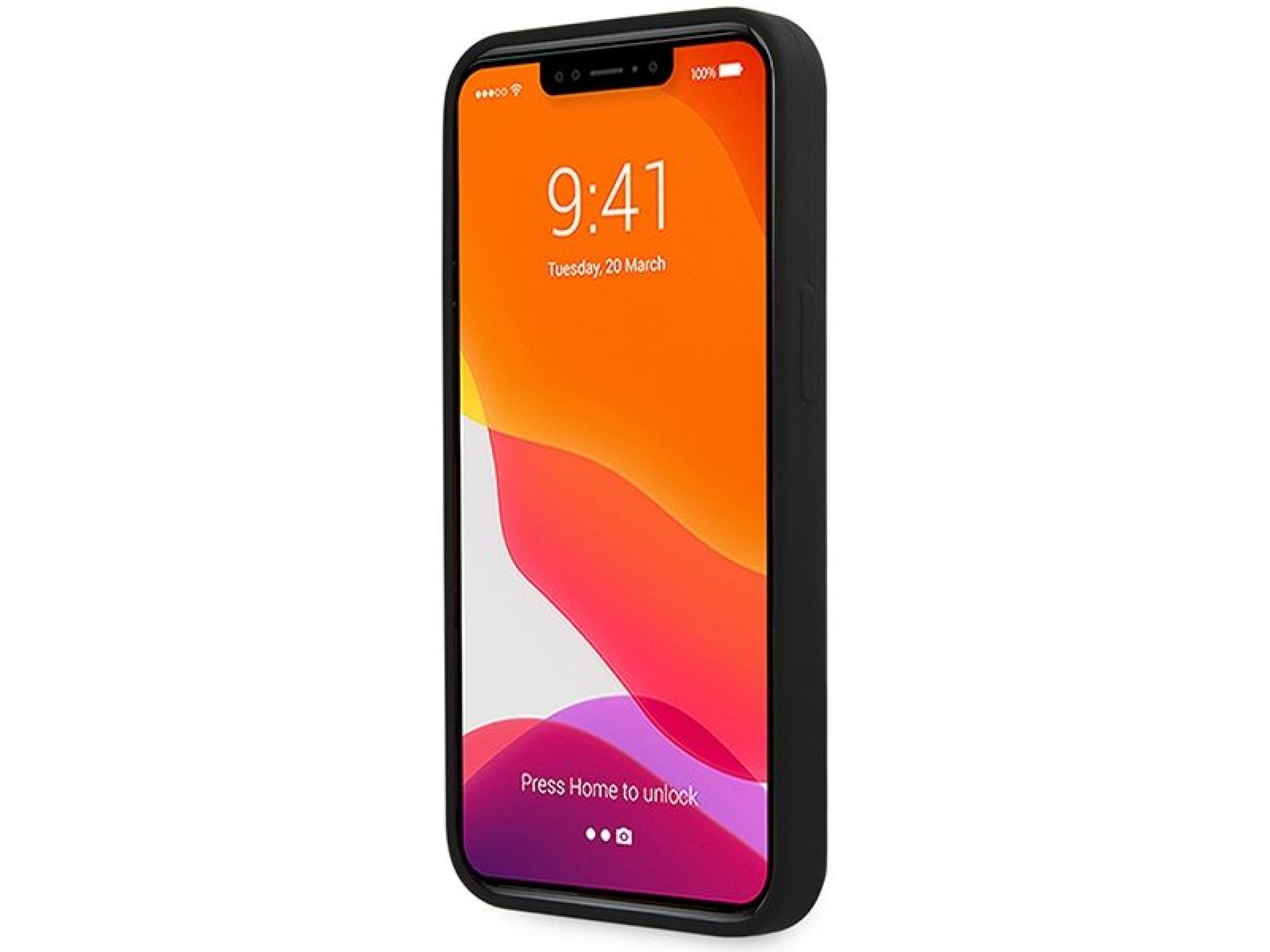 Capa rígida de silicone Guess GUHCP13XLSLMGBK para iPhone 13 Pro Max 6.7