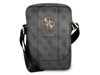 Bolsa Guess GUTB8G4GFGR 8" cinza / cinza com logo grande em metal 4G