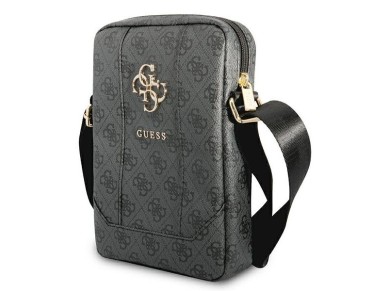 Bolsa Guess GUTB8G4GFGR 8" cinza / cinza com logo grande em metal 4G