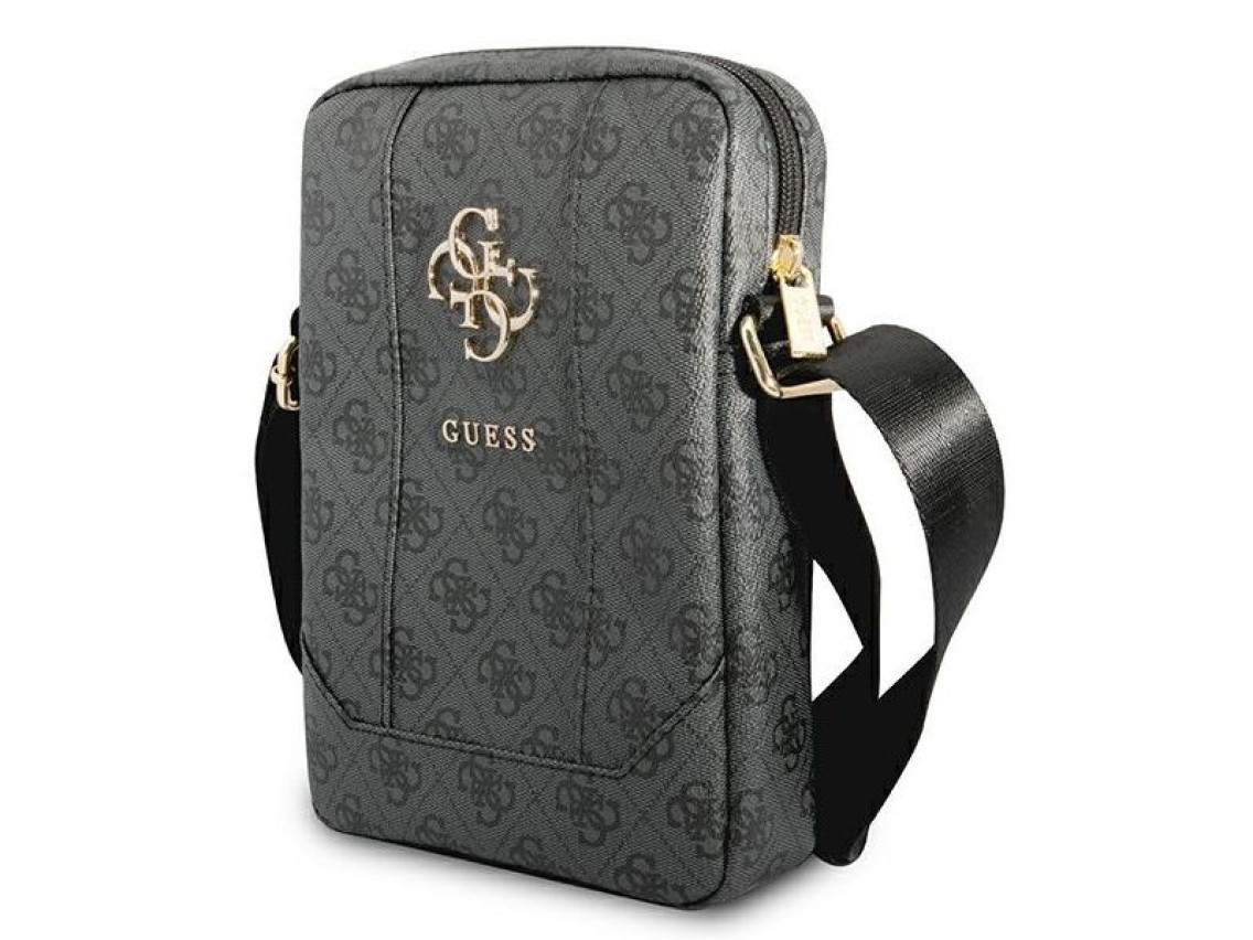 Bolsa Guess GUTB8G4GFGR 8" cinza / cinza com logo grande em metal 4G