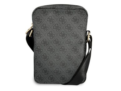 Bolsa Guess GUTB8G4GFGR 8" cinza / cinza com logo grande em metal 4G