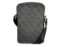Bolsa Guess GUTB8G4GFGR 8" cinza / cinza com logo grande em metal 4G