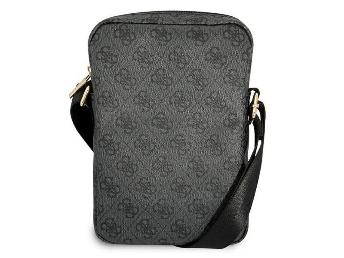 Bolsa Guess GUTB10G4GFGR 10" cinza / cinza com logo grande em metal 4G