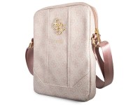 Bolsa Guess GUTB10G4GFPI 10" rosa/rosa com logo grande em metal 4G Bolsa Guess GUTB10G4GFPI 10" rosa/rosa com logo grande em metal 4G