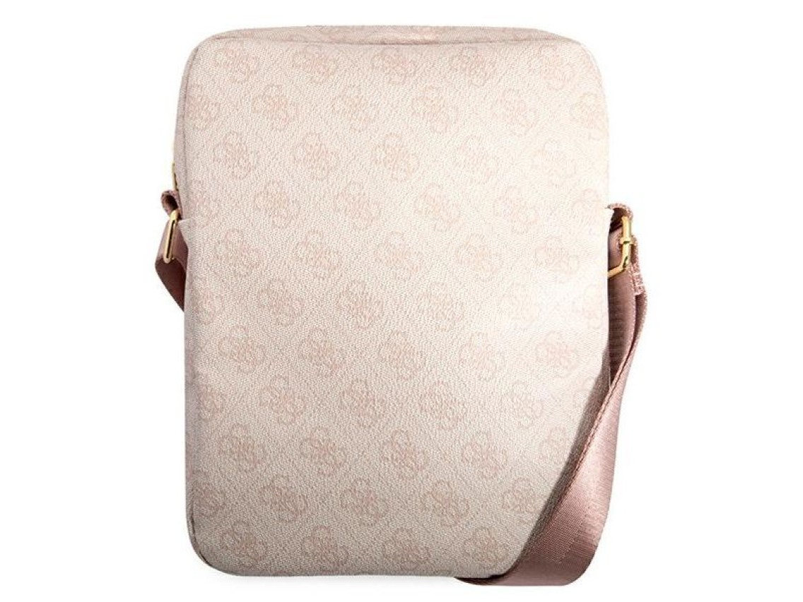 Bolsa Guess GUTB10G4GFPI 10" rosa/rosa com logo grande em metal 4G