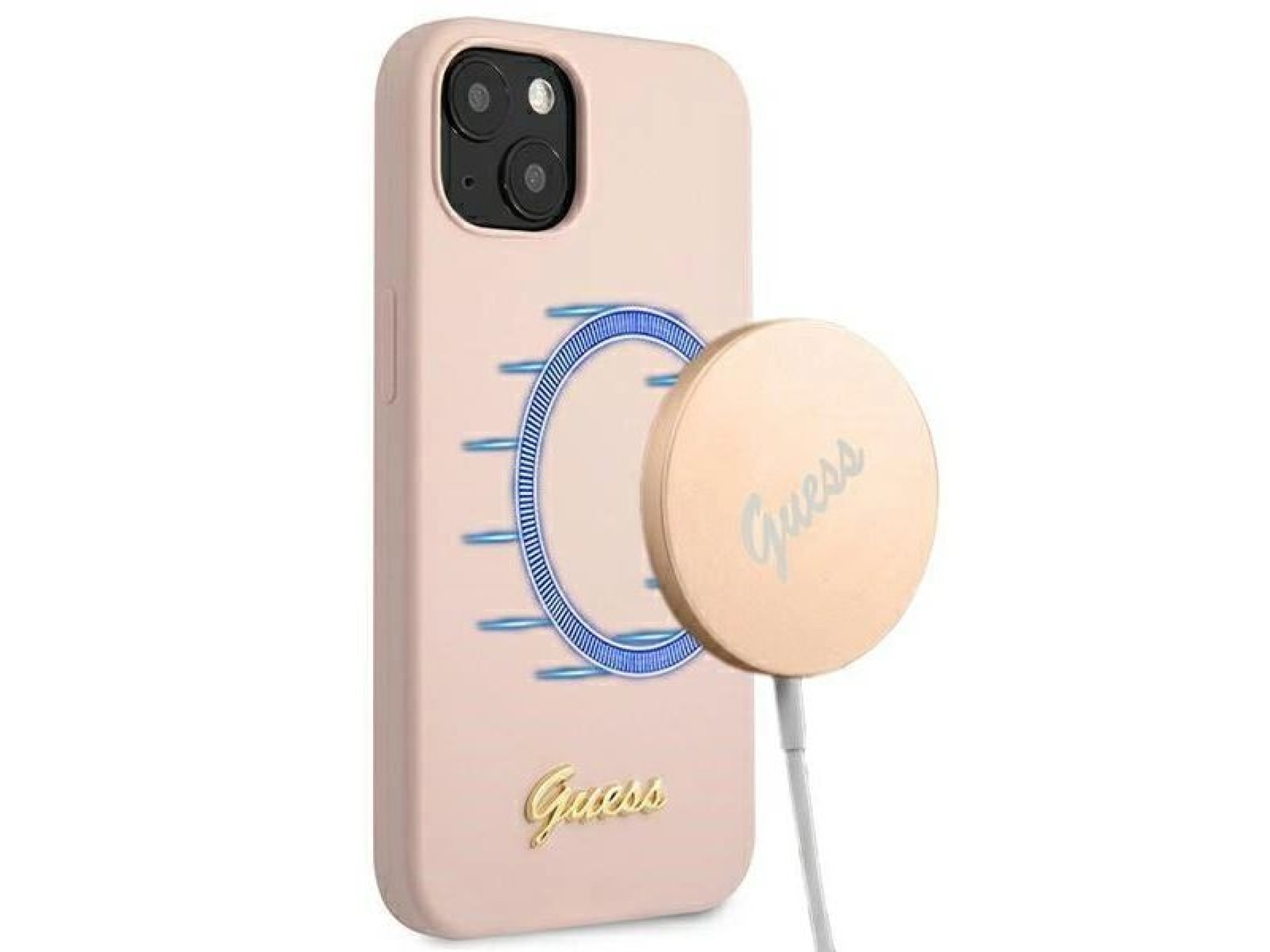 Funda rígida Guess GUHMP13MLSLMGLP para iPhone 13 de 6,1