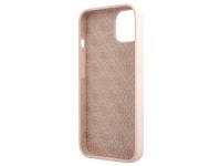 Funda rígida Guess GUHMP13MLSLMGLP para iPhone 13 de 6,1" en rosa claro/rosa claro, de silicona con Funda rígida Guess GUHMP13MLSLMGLP para iPhone 13 de 6,1" en rosa claro/rosa claro, de silicona con