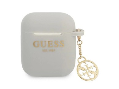 Guess GUA2LSC4EG AirPods cover grey/grey Silicone Charm 4G Collection Guess GUA2LSC4EG AirPods cover grey/grey Silicone Charm 4G Collection