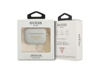 Capa para AirPods Pro Guess GUAPLSC4EG, cinza/cinza, com pingente de silicone, cole��o 4G